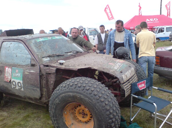 Opel Kadett after the rally