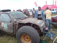 Opel Kadett after the rally